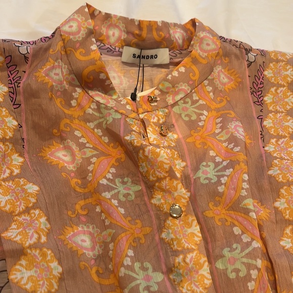 Sandro Short Dress With A Mixed Scarf Print - SOLD OUT
Size 42 - Picture 3 of 3